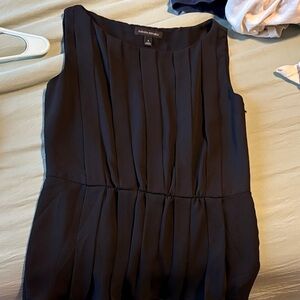 Banana Republic Black Pleated Blouse
